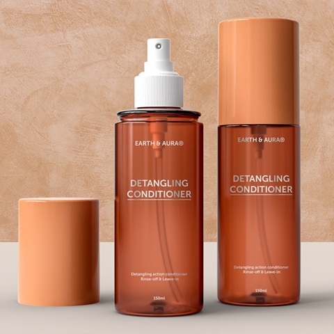 F8900+ overcap + atomizer transp brown small